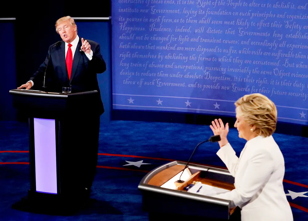Donald Trump and Hillary Clinton