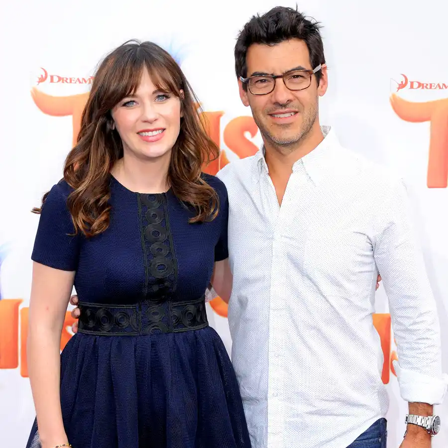 Zooey Deschanel and Jacob Pechenik