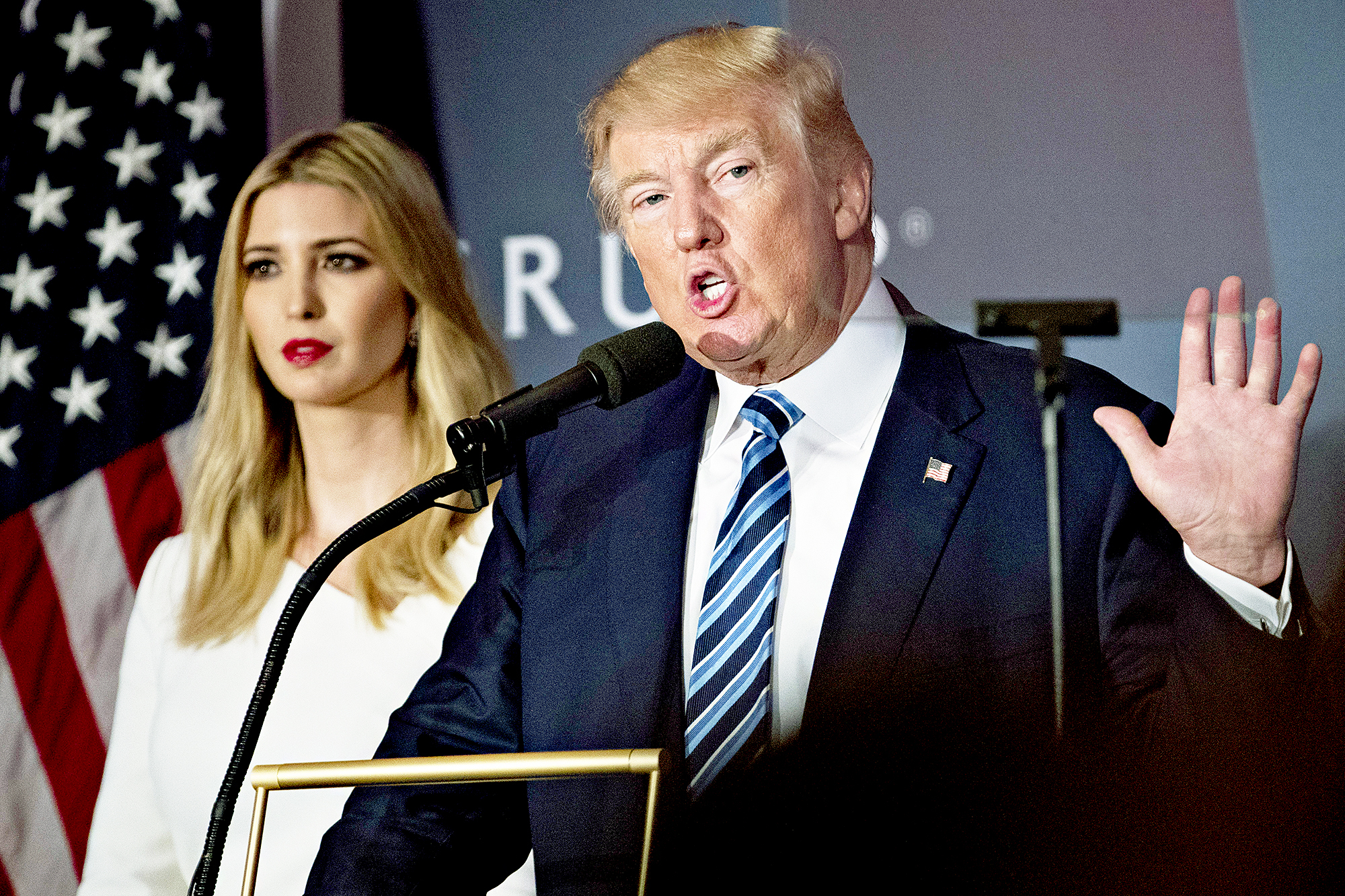 Ivanka Trump and Donald Trump