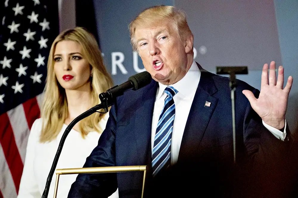 Ivanka Trump and Donald Trump