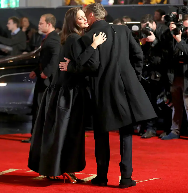 Marion Cotillard and Brad Pitt