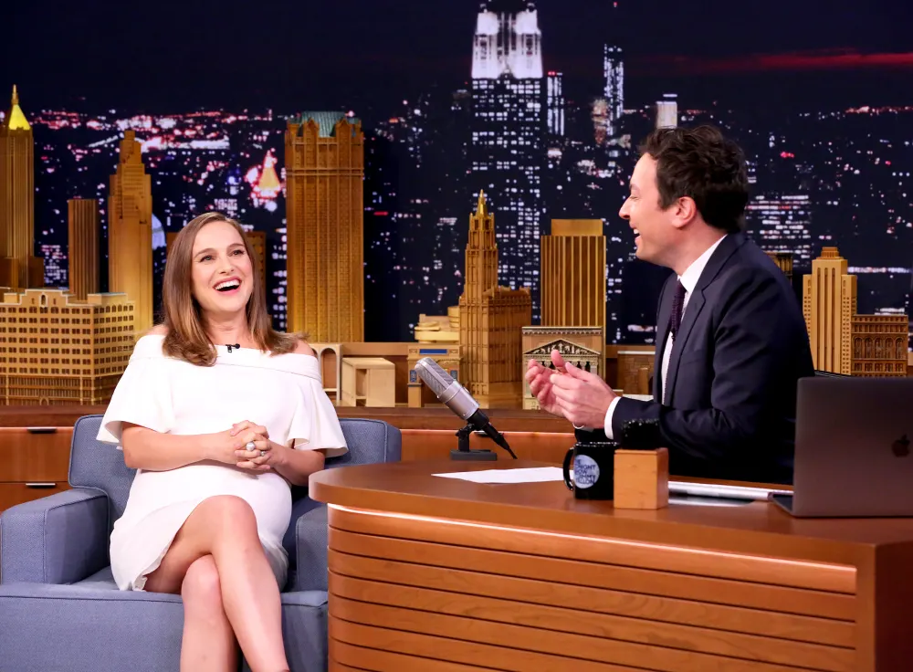 Natalie Portman and Jimmy Fallon