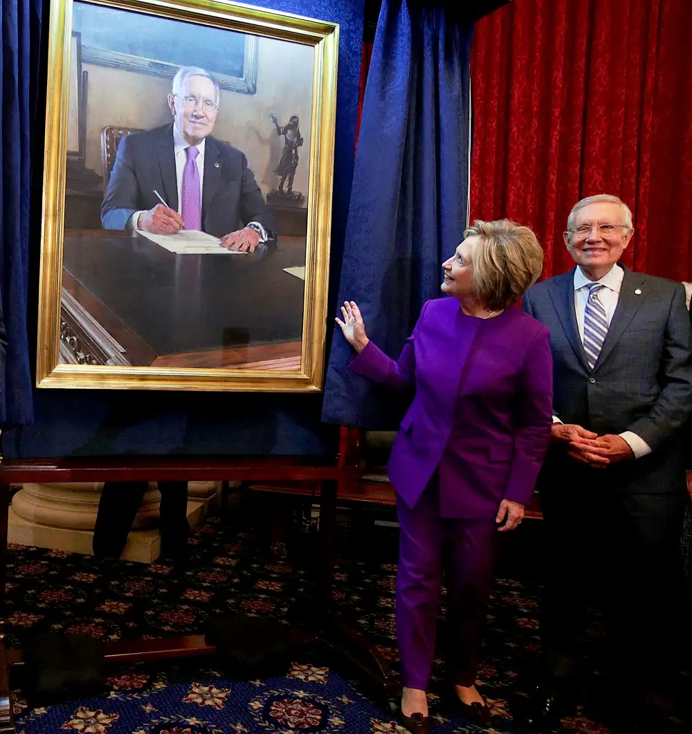 Hillary Clinton and Harry Reid