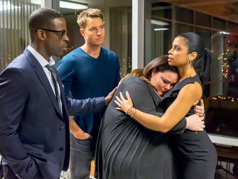 Sterling K. Brown, Justin Hartley, Chrissy Metz and Susan Kelechi Watson