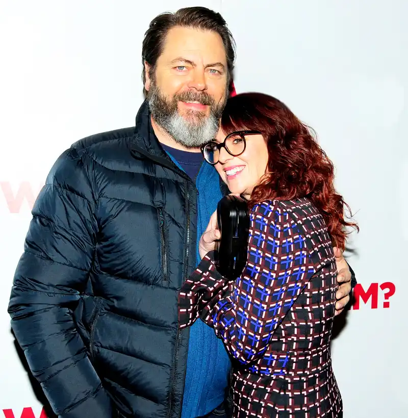 Nick Offerman and Megan Mullally