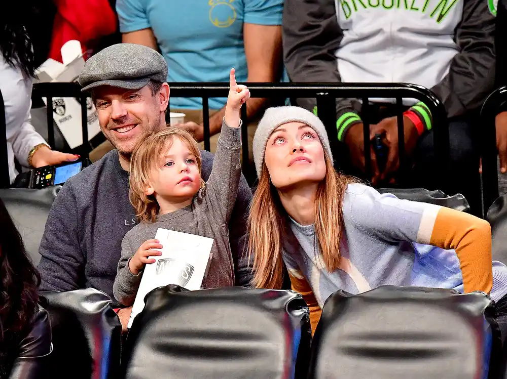 Jason Sudeikis, Olivia Wilde and Otis