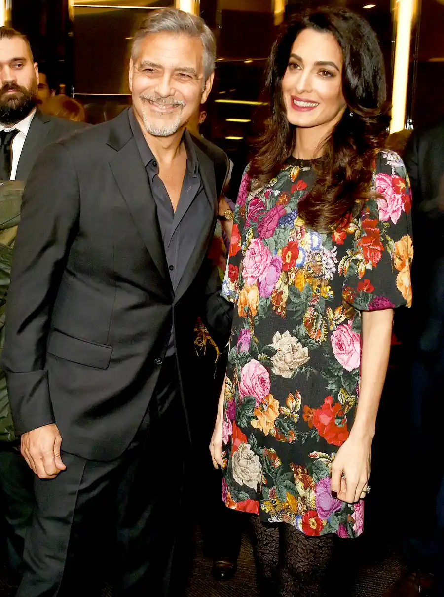 George Clooney and Amal