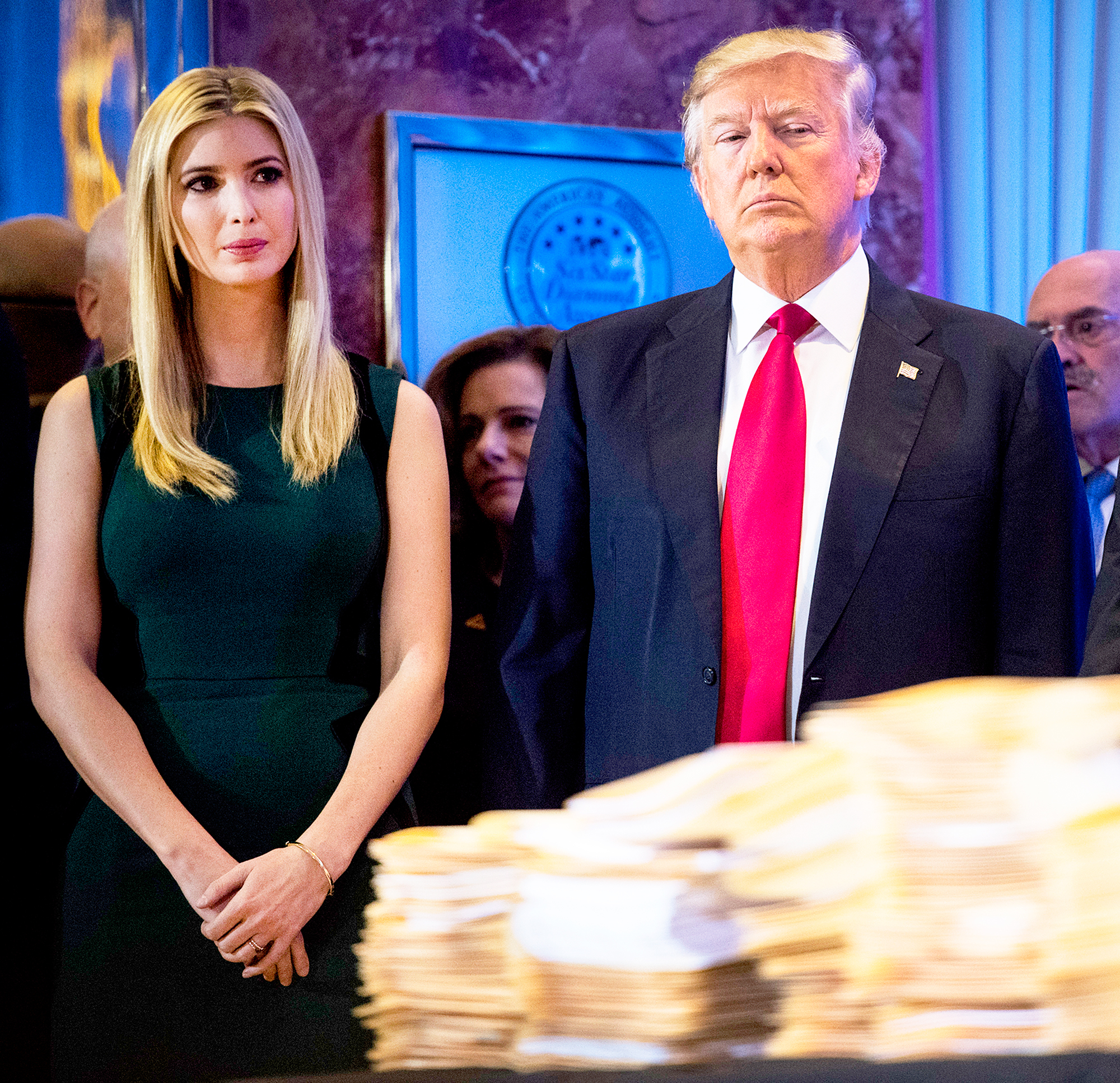 Ivanka Trump and Donald Trump