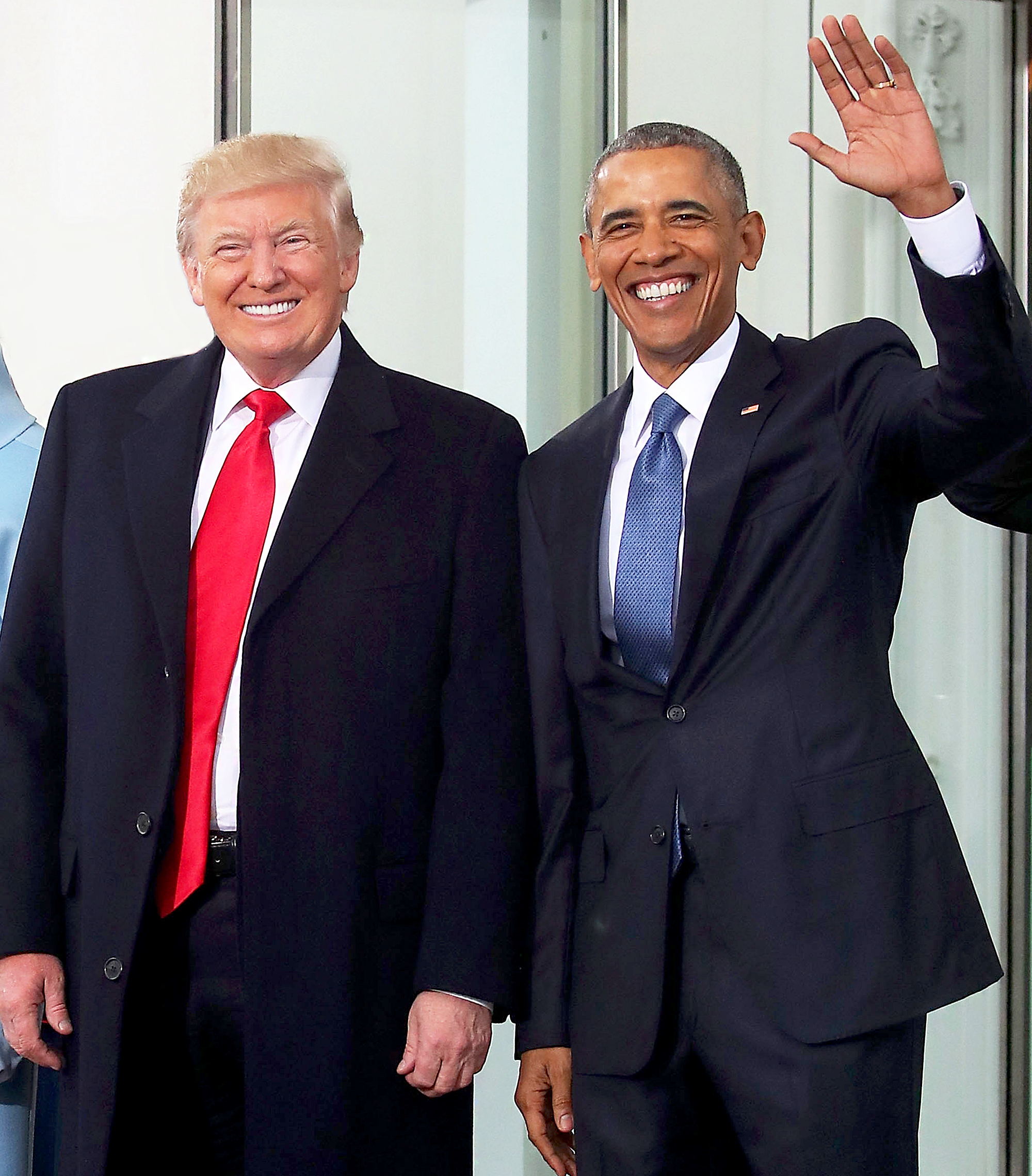 Donald Trump and Barack Obama