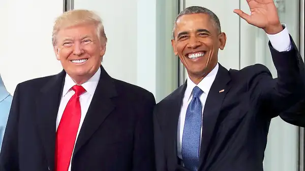 Donald Trump and Barack Obama