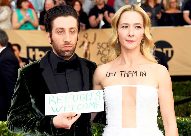 Simon Helberg and Jocelyn Towne
