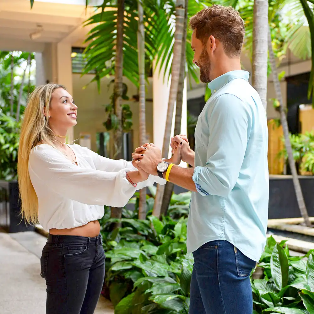 Corinne Olympios and Nick Viall