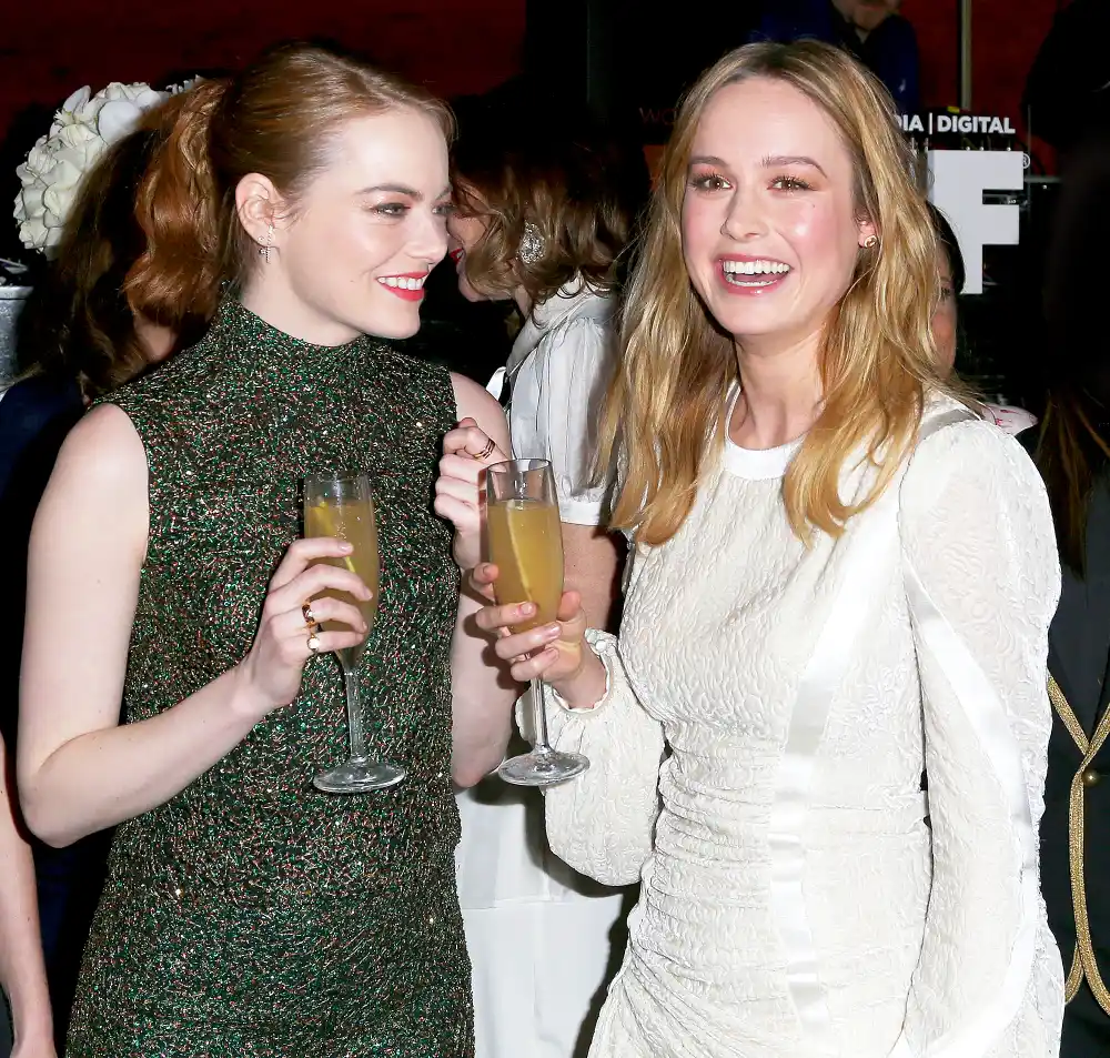 Emma Stone and Brie Larson