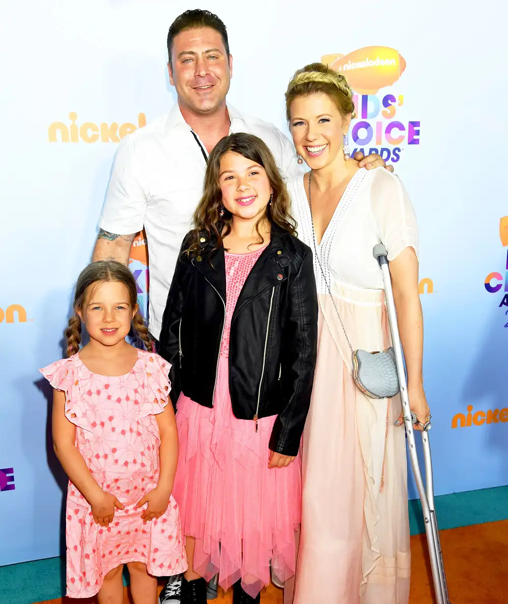 Jodie Sweetin, Justin Hodak, Beatrix and Zoie