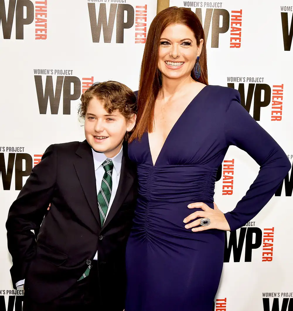 Debra Messing and Roman