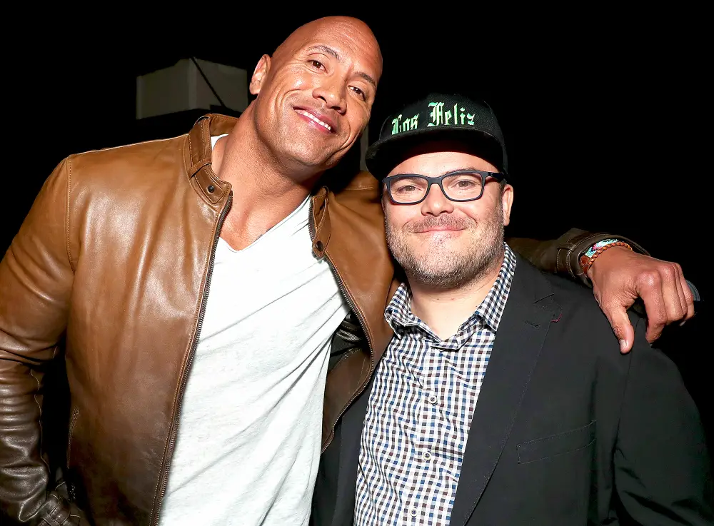 Dwayne The Rock Johnson and Jack Black