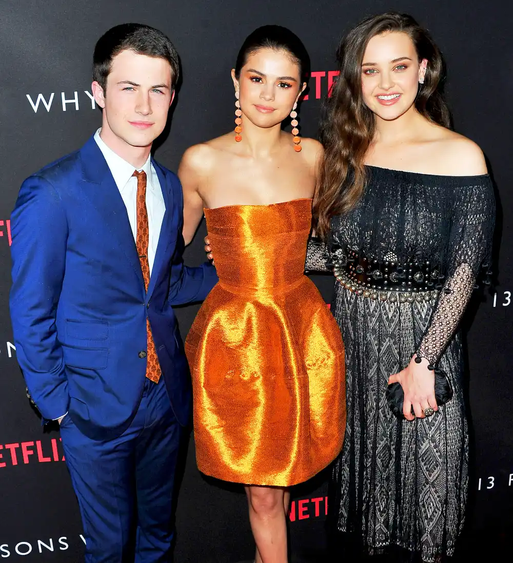 Dylan Minnette, Selena Gomez and Katherine Langford