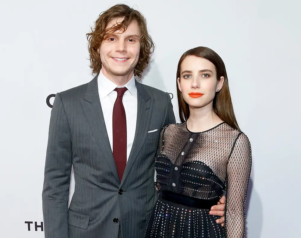 Evan Peters and Emma Roberts
