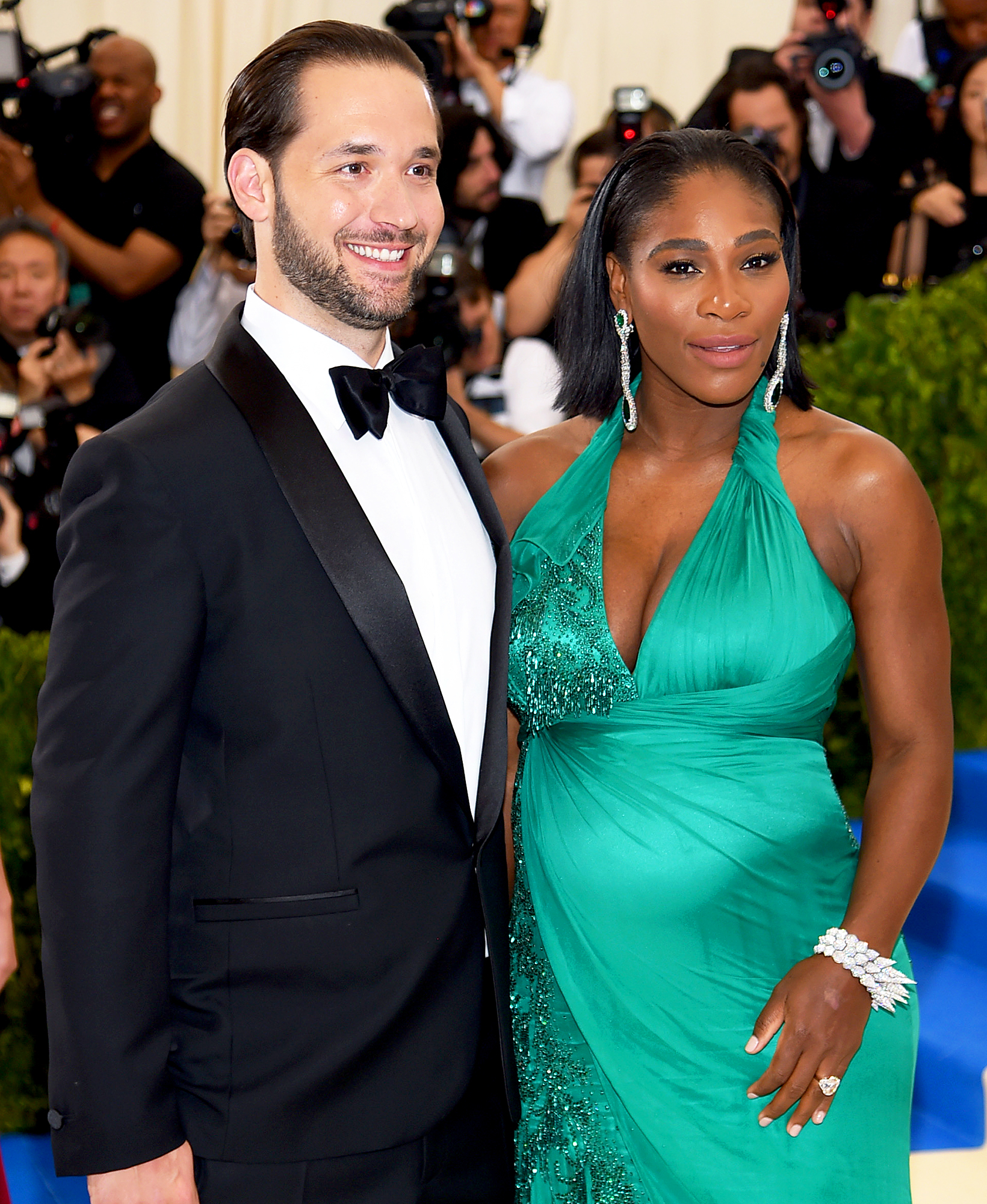 Alexis Ohanian and Serena Williams