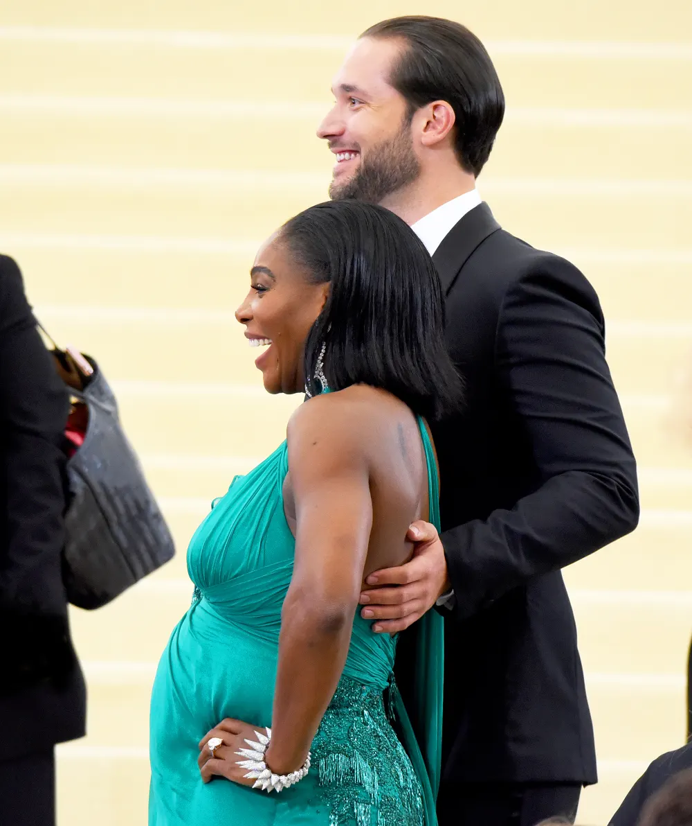 Serena Williams and Alexis Ohanian