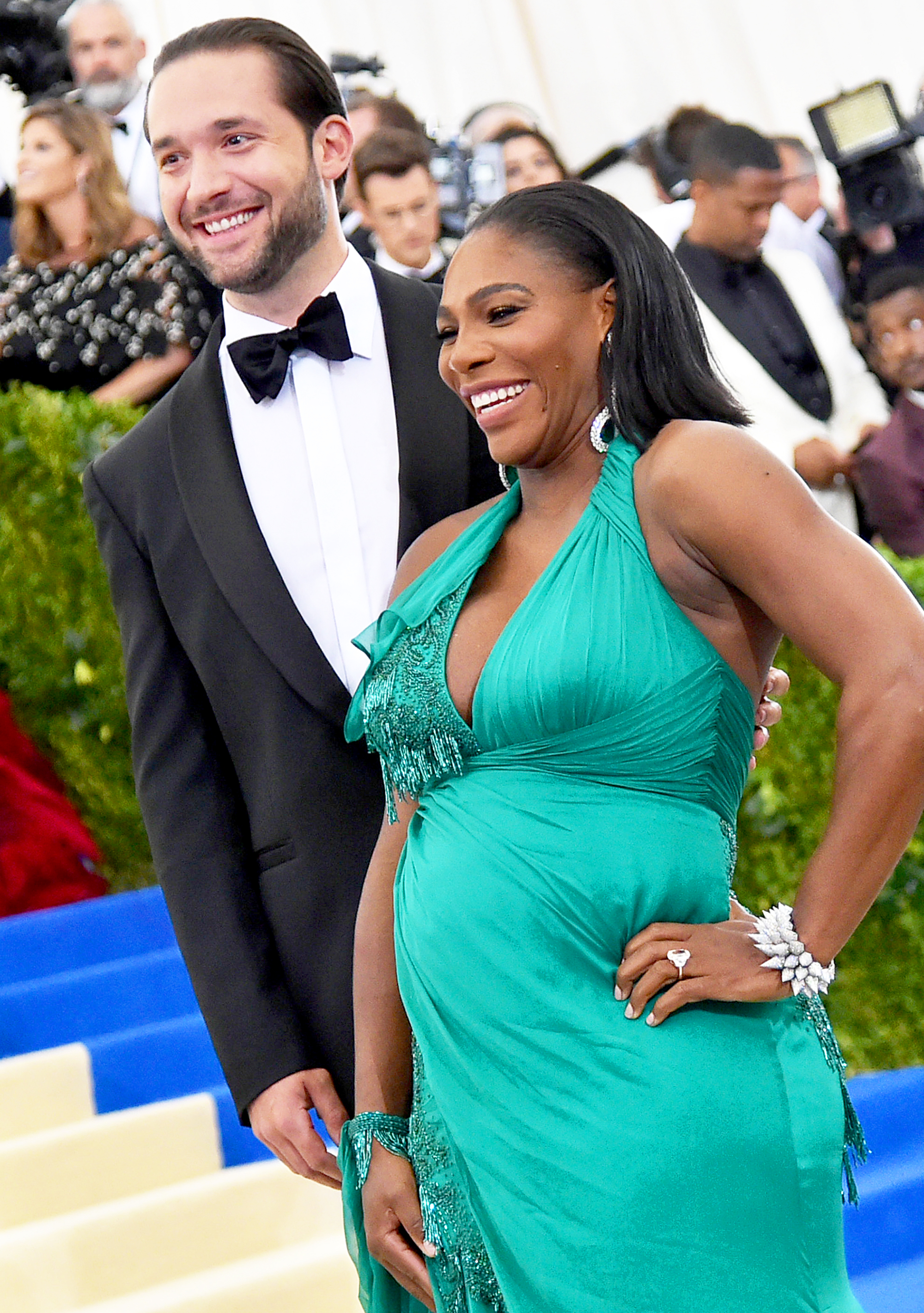 Alexis Ohanian and Serena Williams