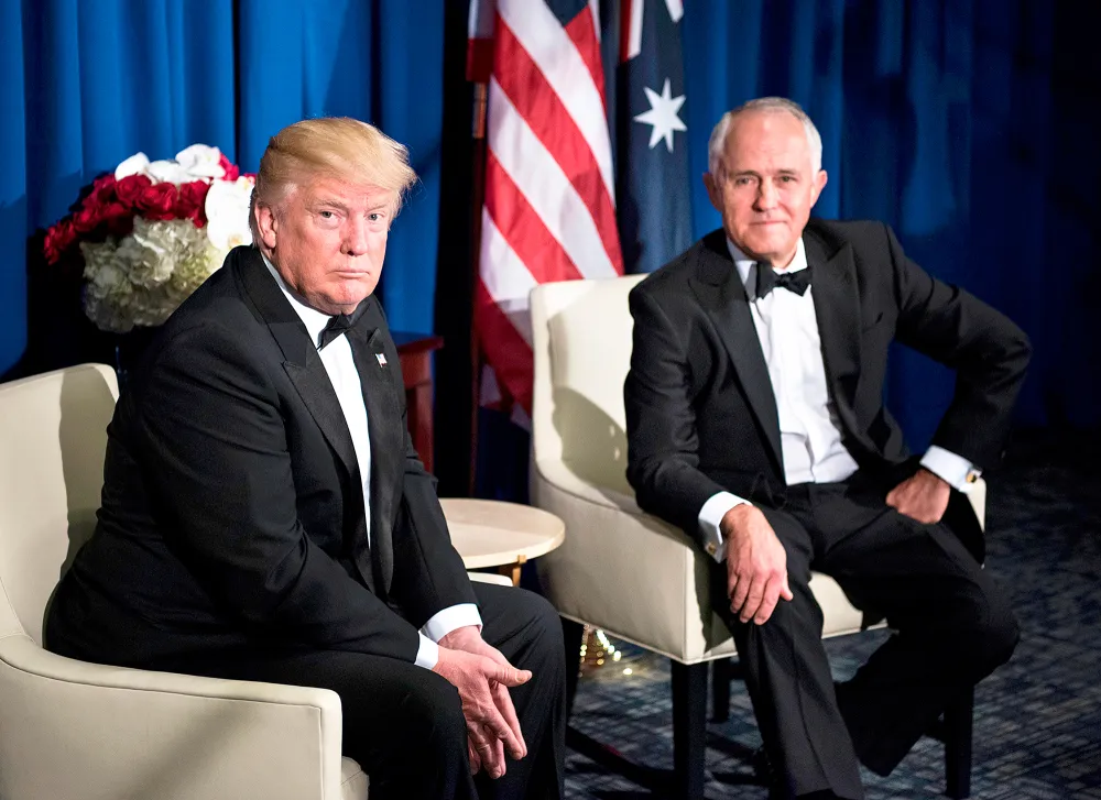 Donald Trump and Malcolm Turnbull