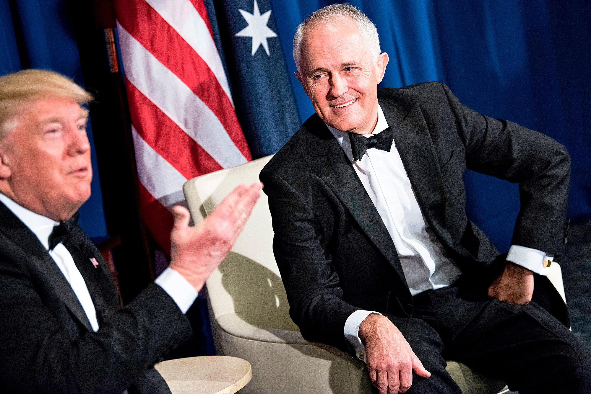 Dondald Trump and Malcolm Turnbull
