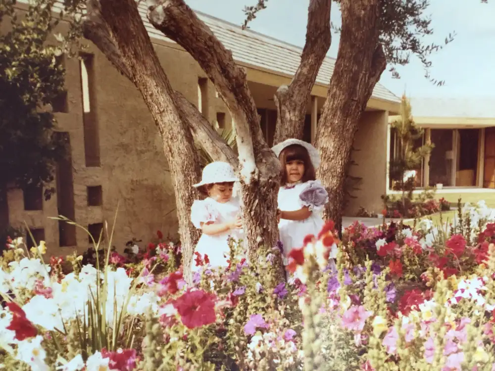 Kim and Kourtney Kardashian