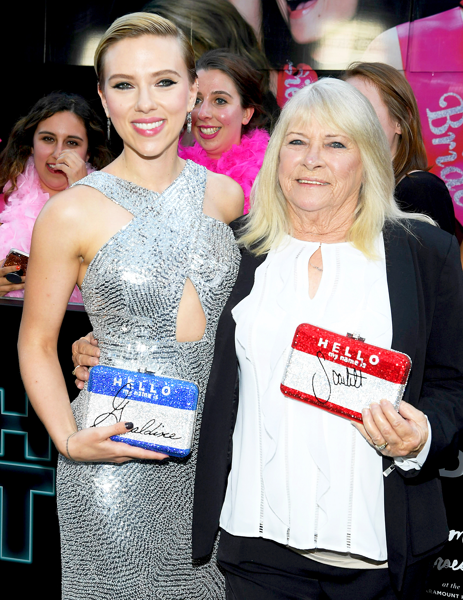 Scarlett Johansson and Geraldine Dodd