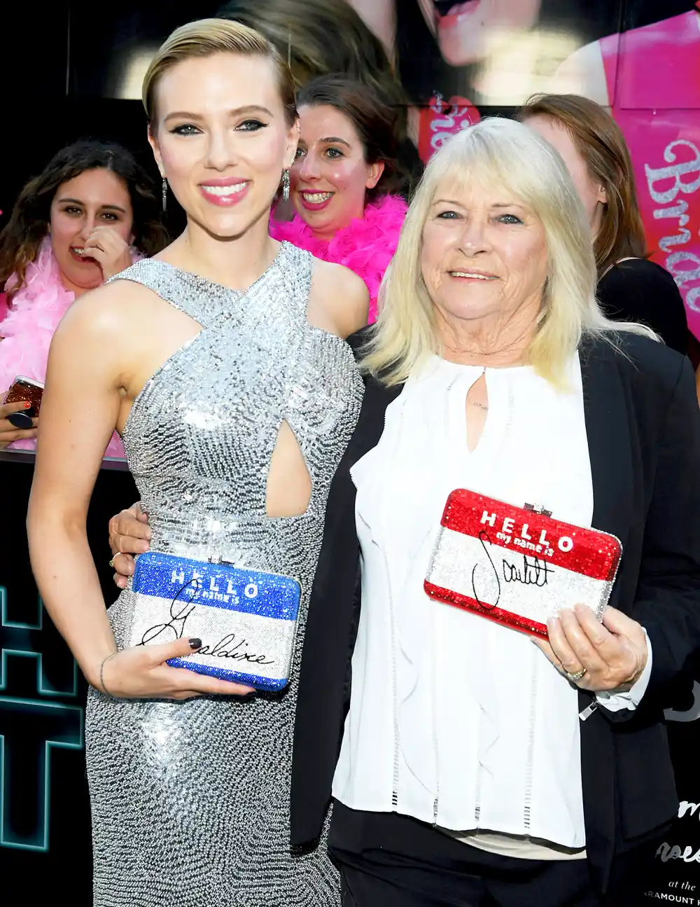 Scarlett Johansson and Geraldine Dodd