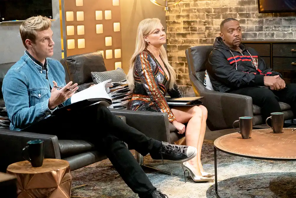 Nick Carter, Emma Bunton and Timbaland Boy Band