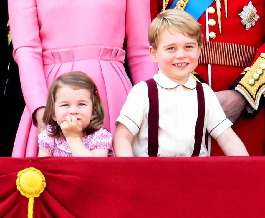 Princess Charlotte and Prince George