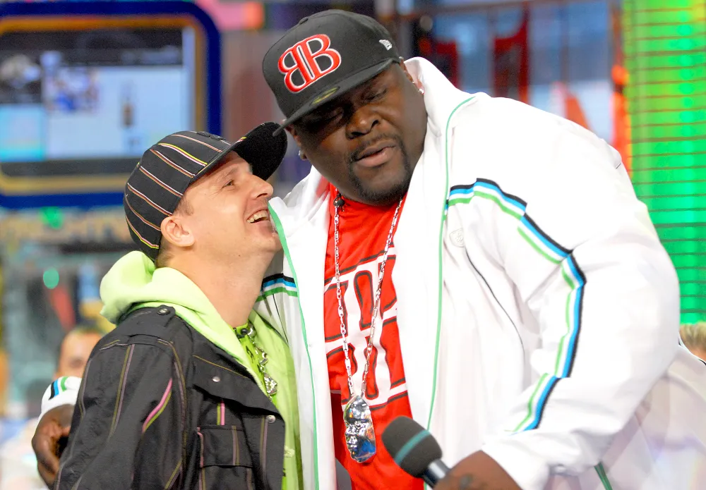 Rob Dyrdek and Christopher "Big Black" Boykin
