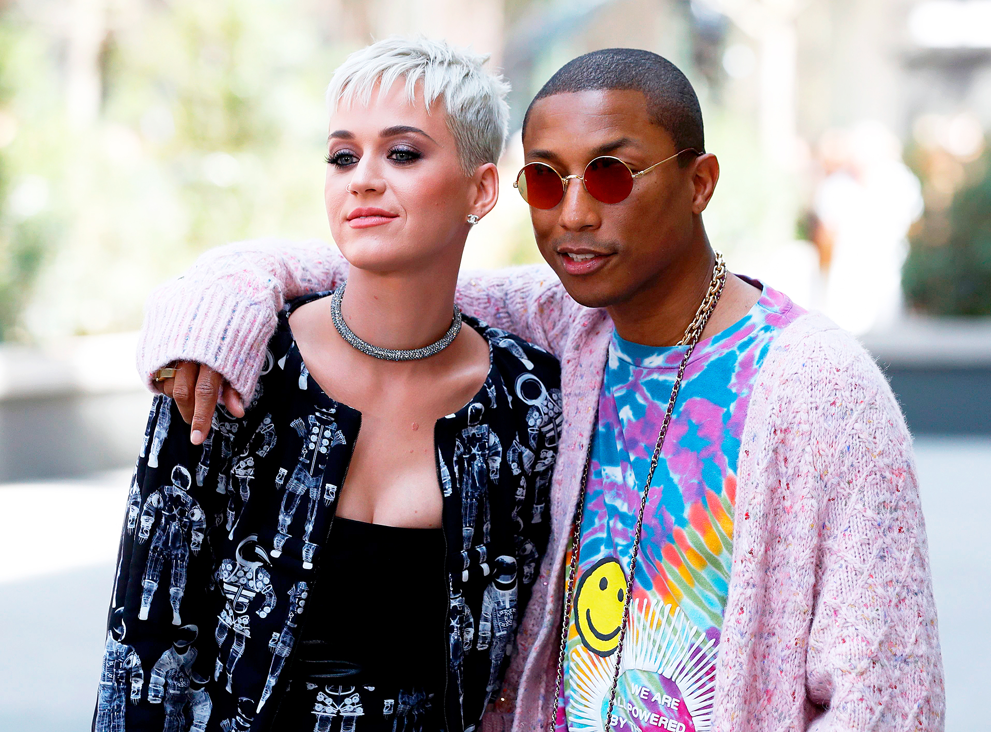 Katy Perry and Pharrell Williams