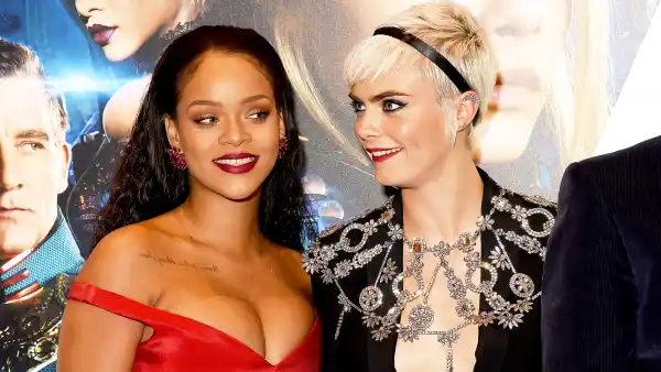 Rihanna and Cara Delevingne