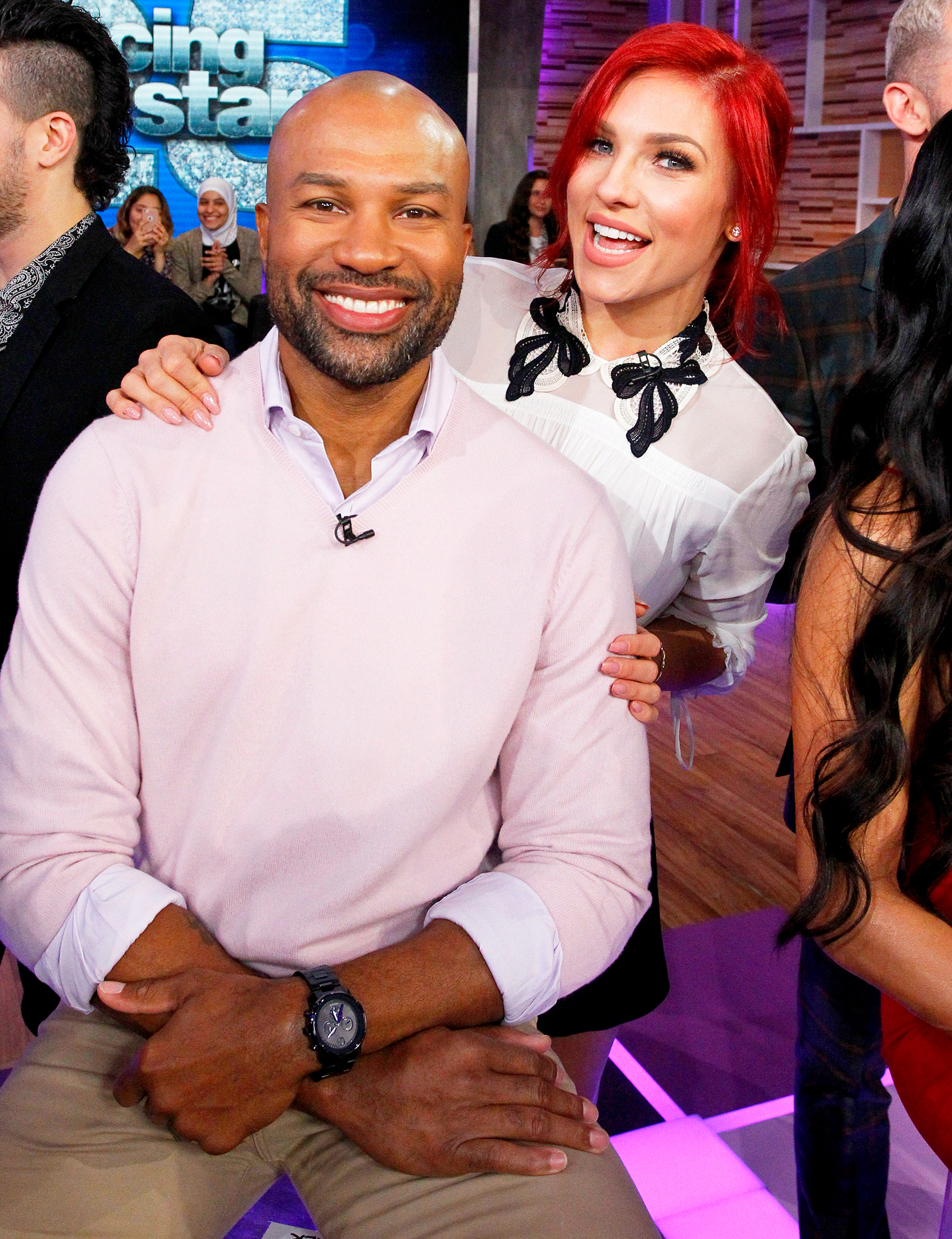 Sharna Burgess and Derek Fisher