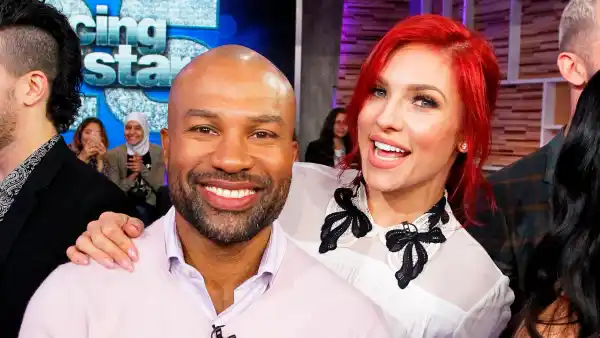 Sharna Burgess and Derek Fisher