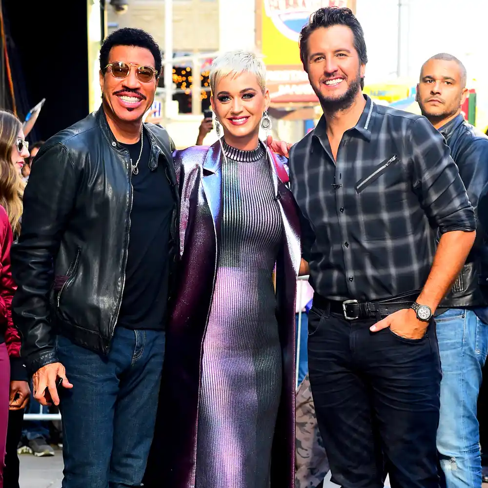 Lionel Richie, Katy Perry and Luke Bryan