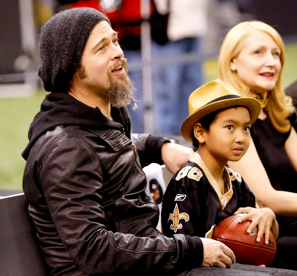 Brad Pitt and Maddox