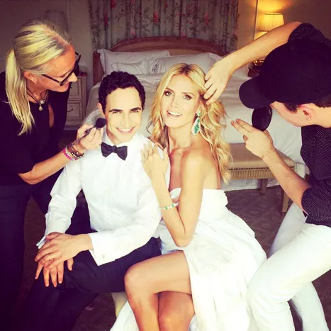 Heidi Klum and Zac Posen