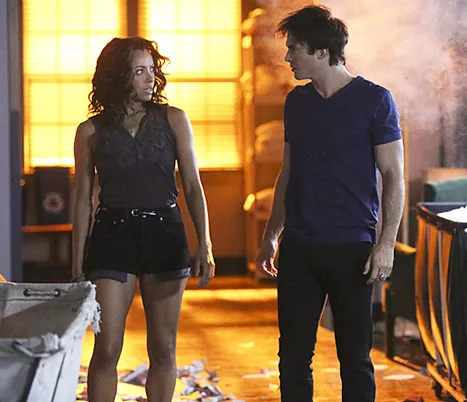 Kat Graham and Ian Somerhalder