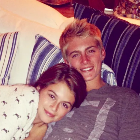 Presley Gerber and Kaia Gerber