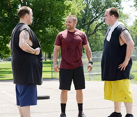 Chris Powell and Robert/Raymond