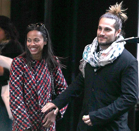 Zoe Saldana & Marco Perego