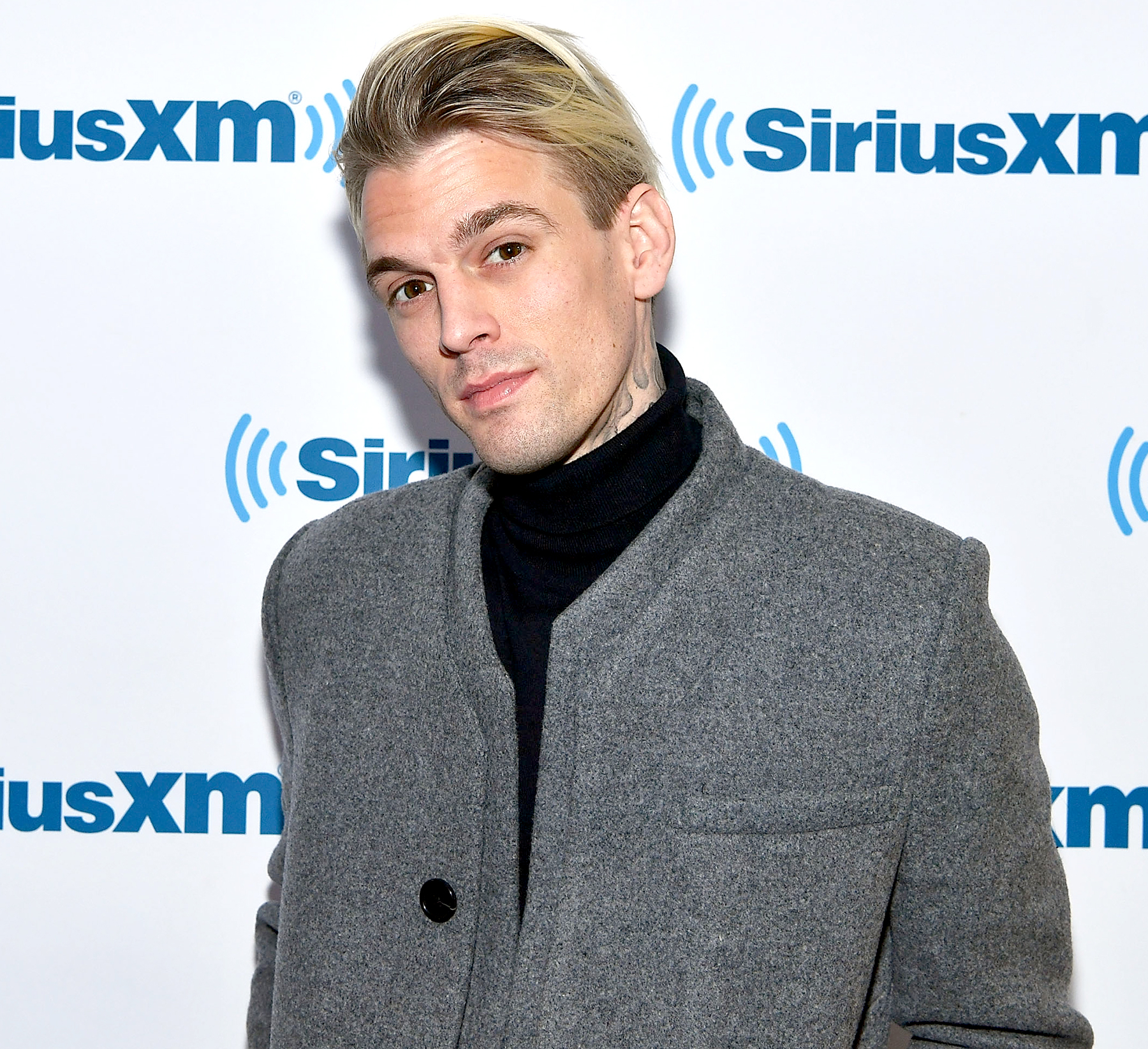 Aaron Carter visits SiriusXM Studios on January 30, 2017 in New York City.
