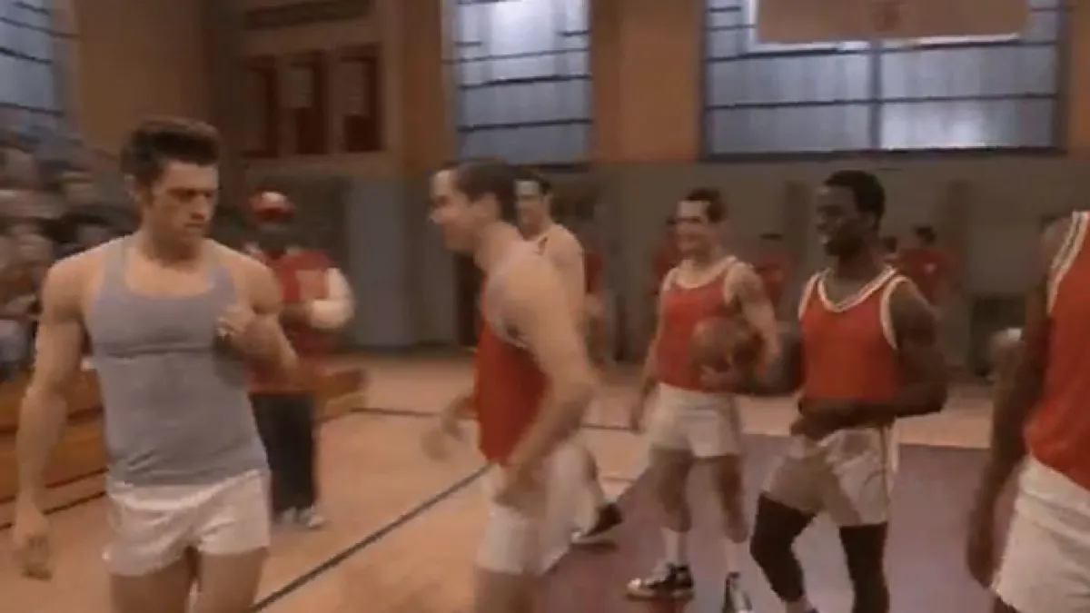 Aaron Tveit's tiny shorts in 'Grease: Live'