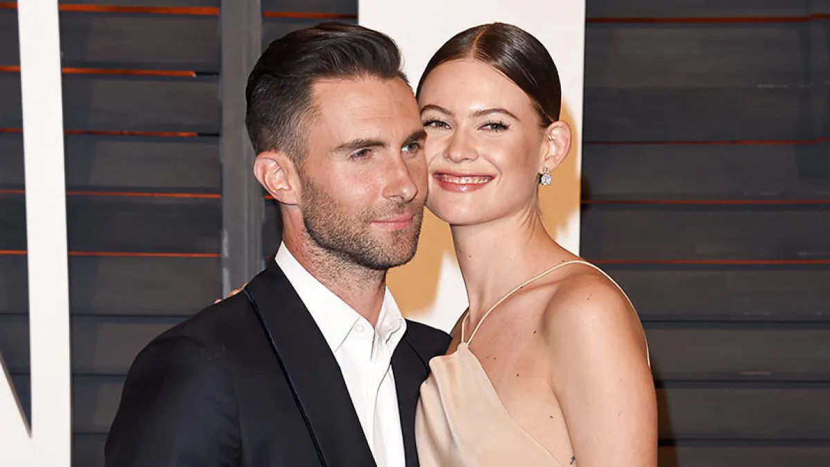 Behati Prinsloo and Adam Levine