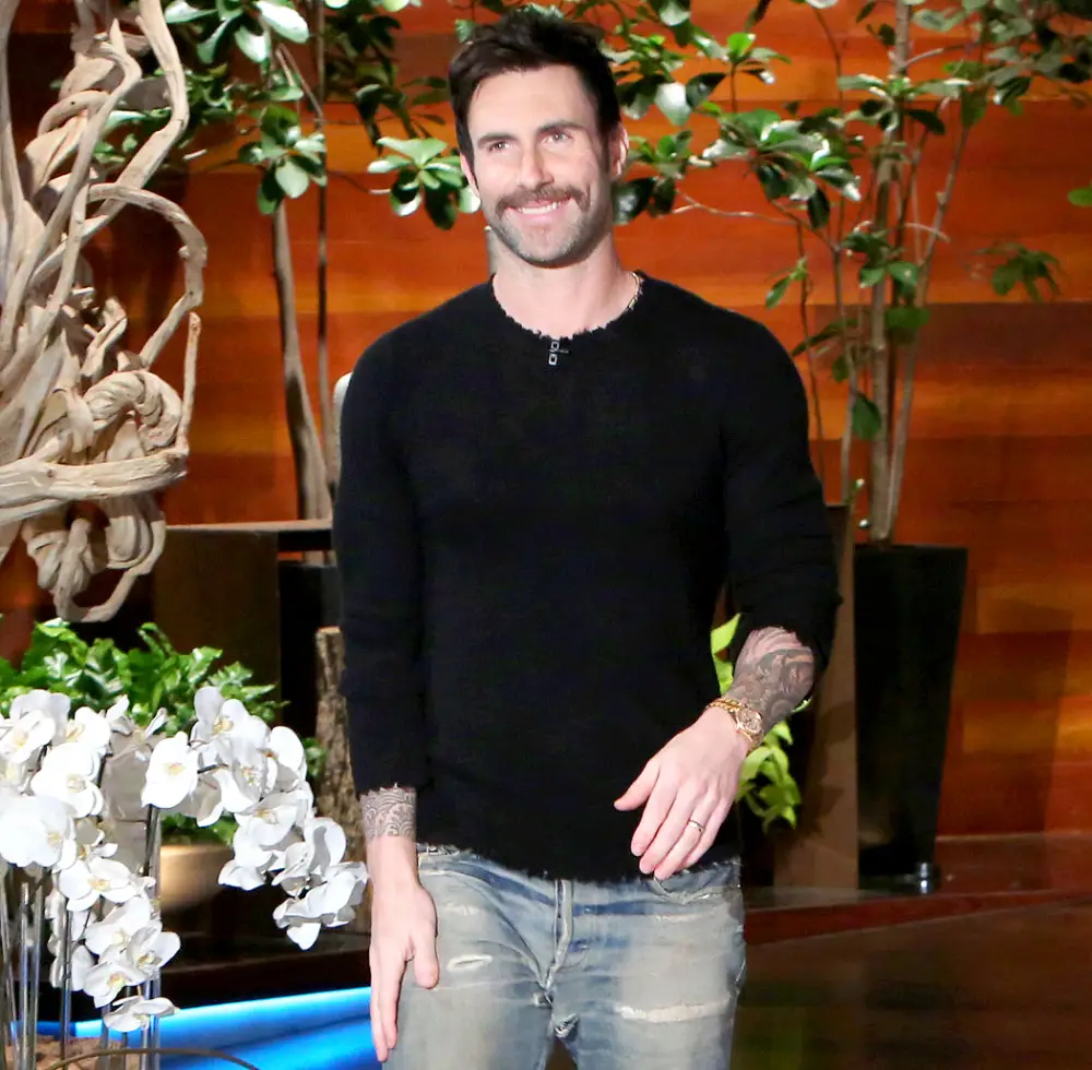 Adam Levine on 'The Ellen DeGeneres Show.'