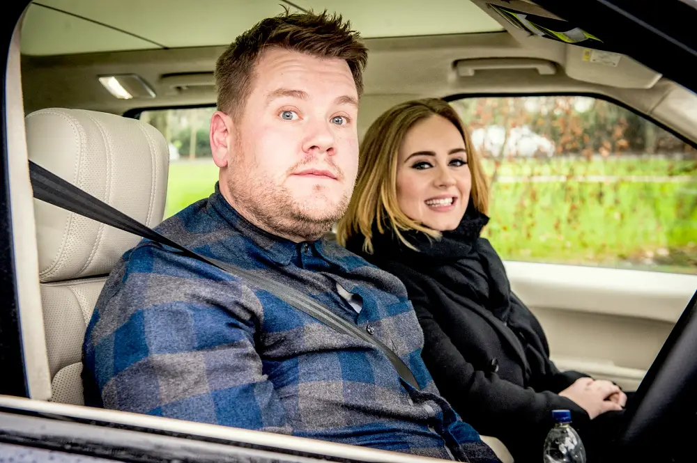 Adele joins James Corden for Carpool Karaoke.