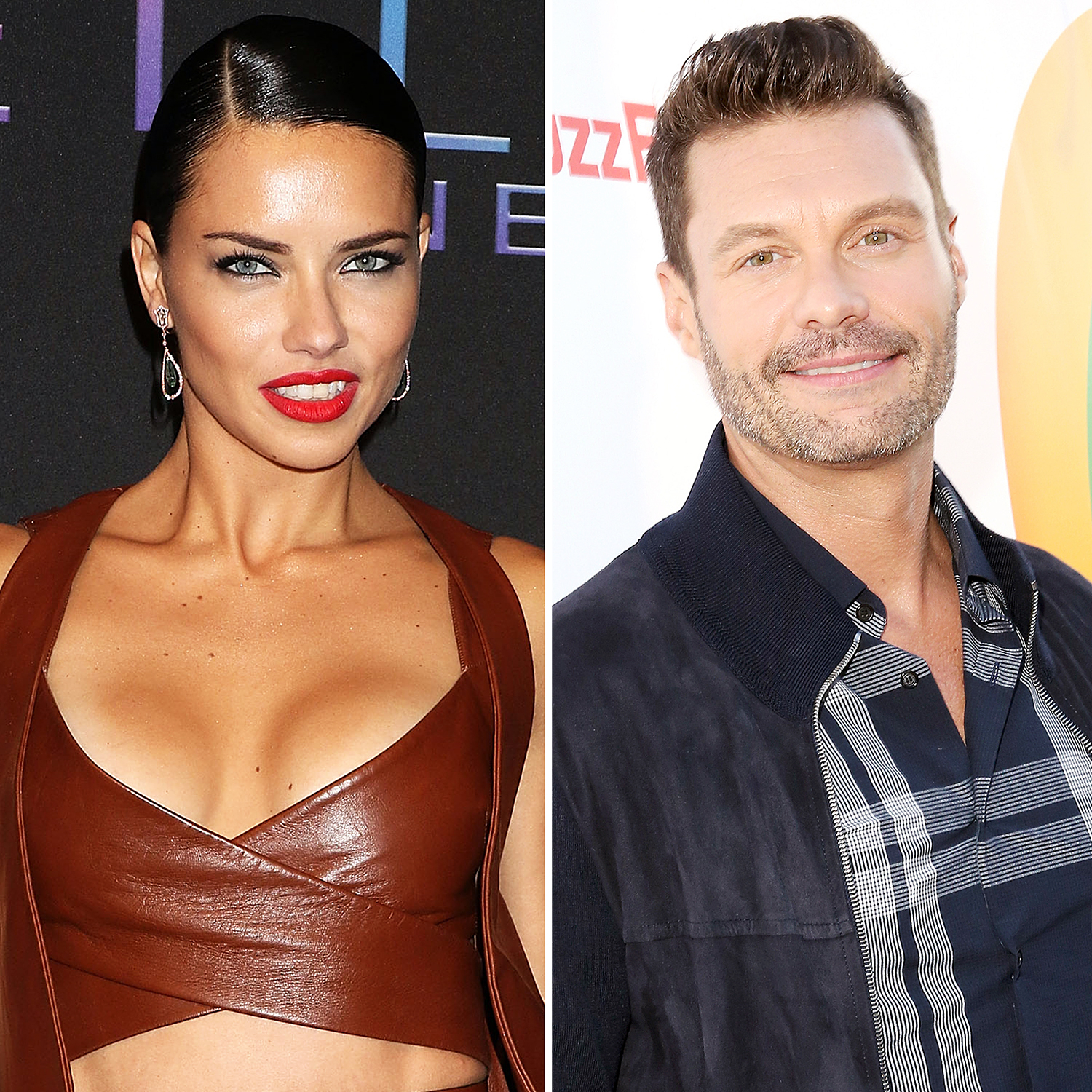 Adriana Lima Ryan Seacrest